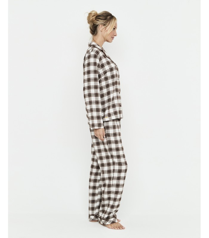 PIJAMA CAMISERO MUJER CUADROS SELMARK