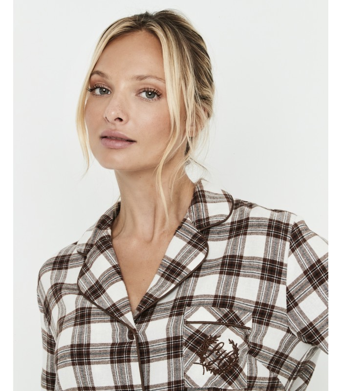 PIJAMA CAMISERO MUJER CUADROS SELMARK