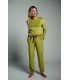 PIJAMA MUJER MICRO CORALINA "LOVE YOU FOREVER" MUYDEMI