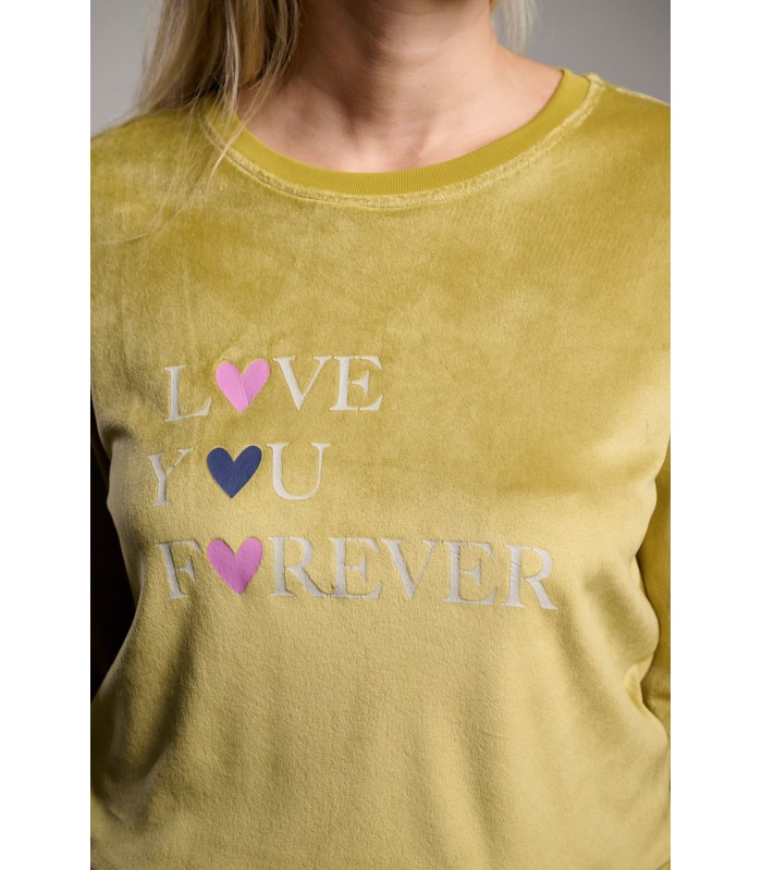 PIJAMA MUJER MICRO CORALINA "LOVE YOU FOREVER" MUYDEMI
