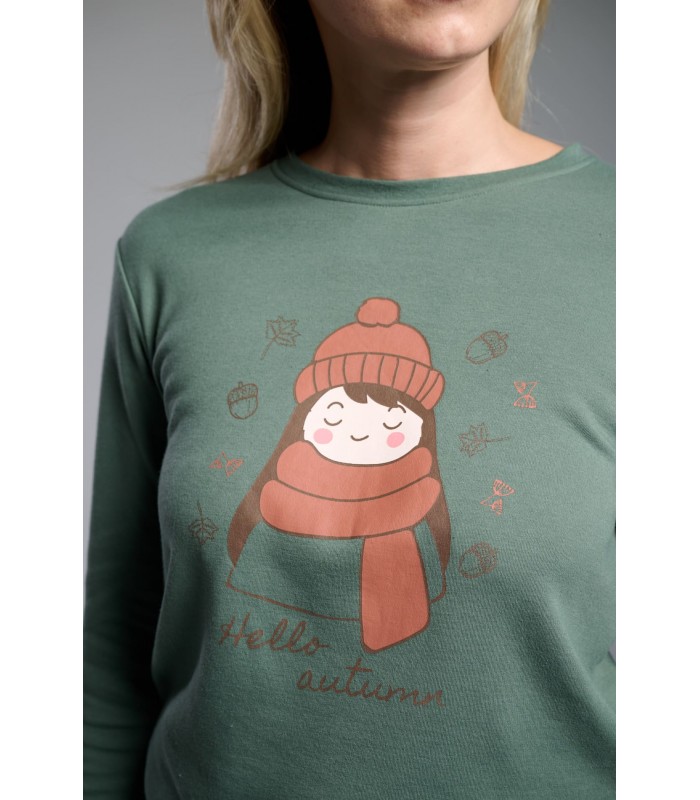 PIJAMA MUJER "HELLO AUTUMN" MUYDEMI
