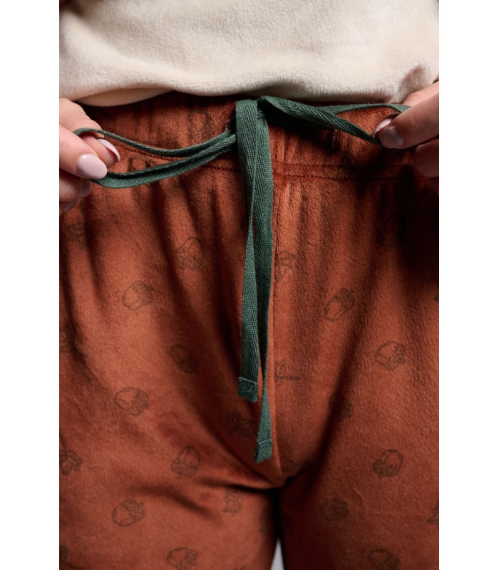 PIJAMA MUJER MICRO CORALINA HELLO AUTUMN MUYDEMI