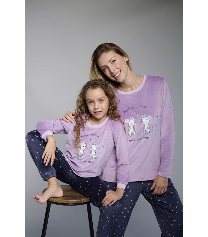 PIJAMA NIÑA RATONCITOS MUYDEMI