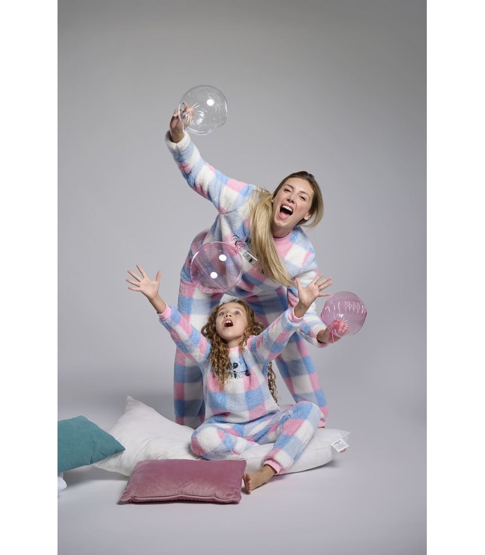 PIJAMA NIÑA CUADROS MUYDEMI