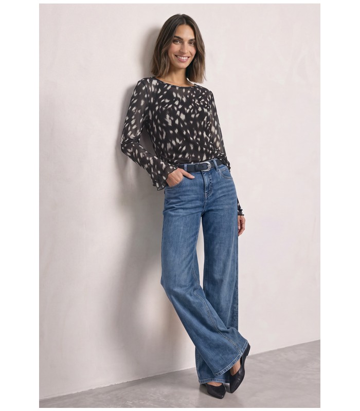 CAMISETA DE MALLA ESTAMPADA MUJER STREET ONE
