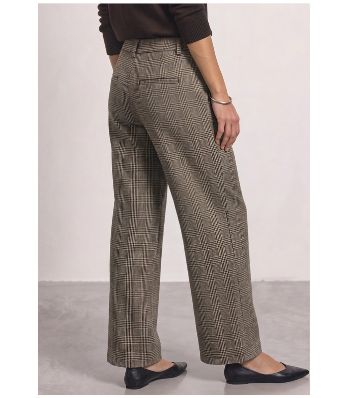 PANTALÓN RECTO CUADROS MUJER STREET ONE