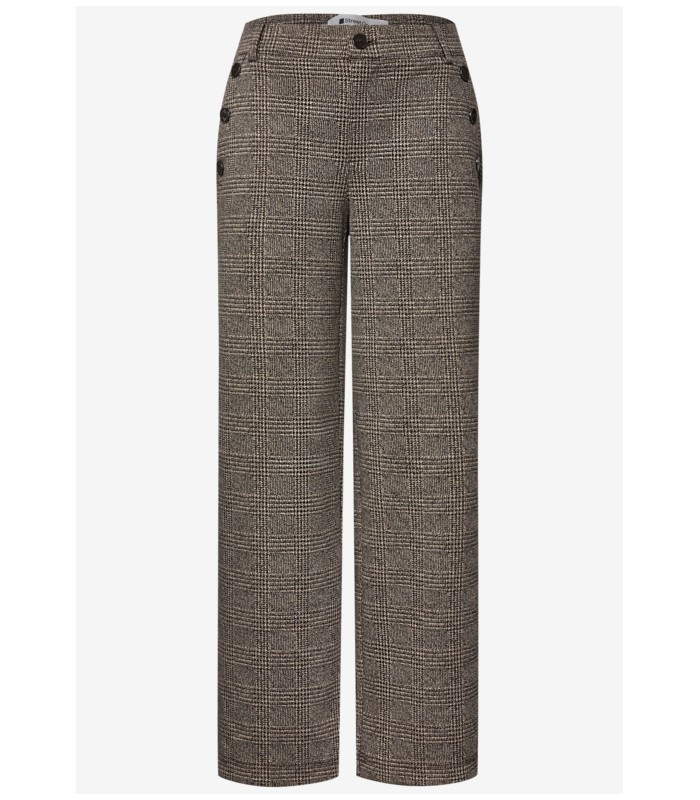 PANTALÓN RECTO CUADROS MUJER STREET ONE