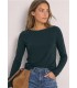 CAMISETA  BÁSICA CUELLO  BARCO MUJER STREET ONE