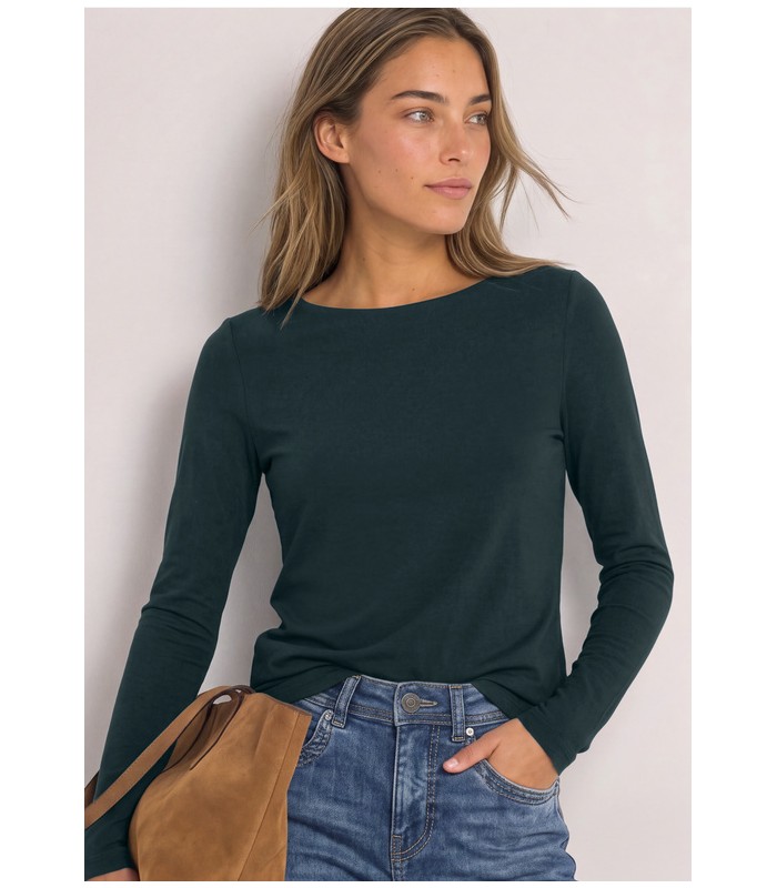 CAMISETA  BÁSICA CUELLO  BARCO MUJER STREET ONE