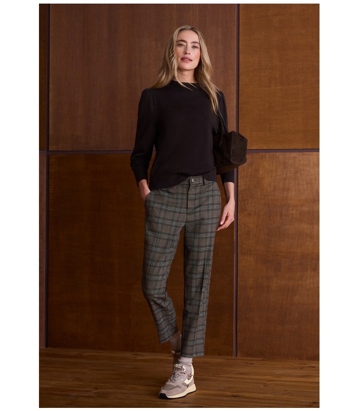 PANTALÓN CUADROS CHINO MUJER STREET ONE