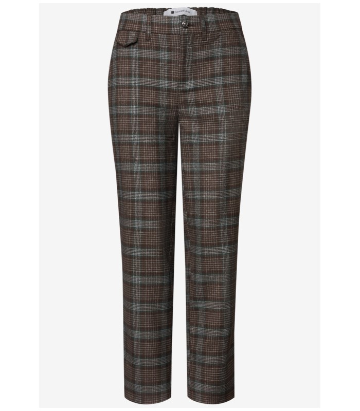 PANTALÓN CUADROS CHINO MUJER STREET ONE