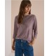 CAMISETA MANGA 3/4 RAYAS MUJER CECIL