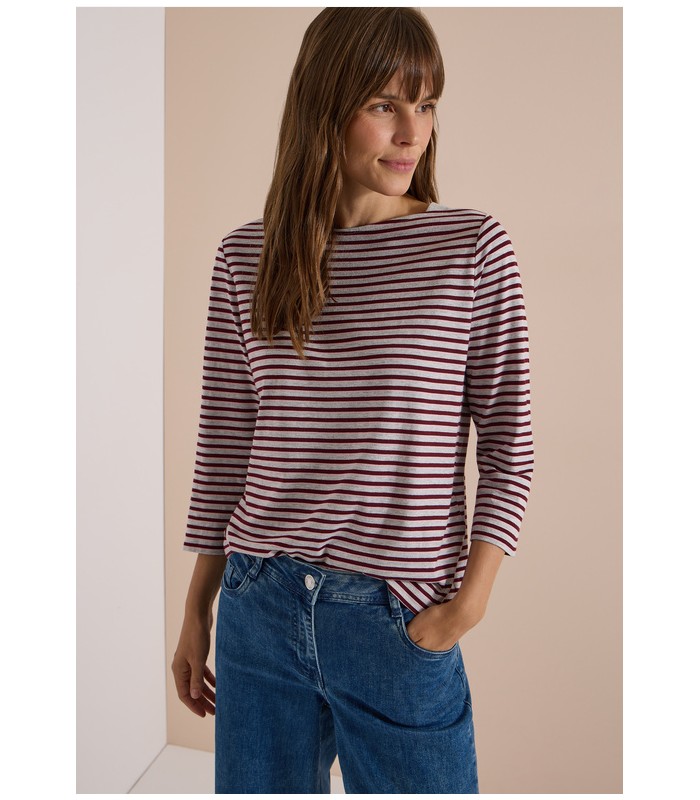 CAMISETA MANGA 3/4 RAYAS MUJER CECIL