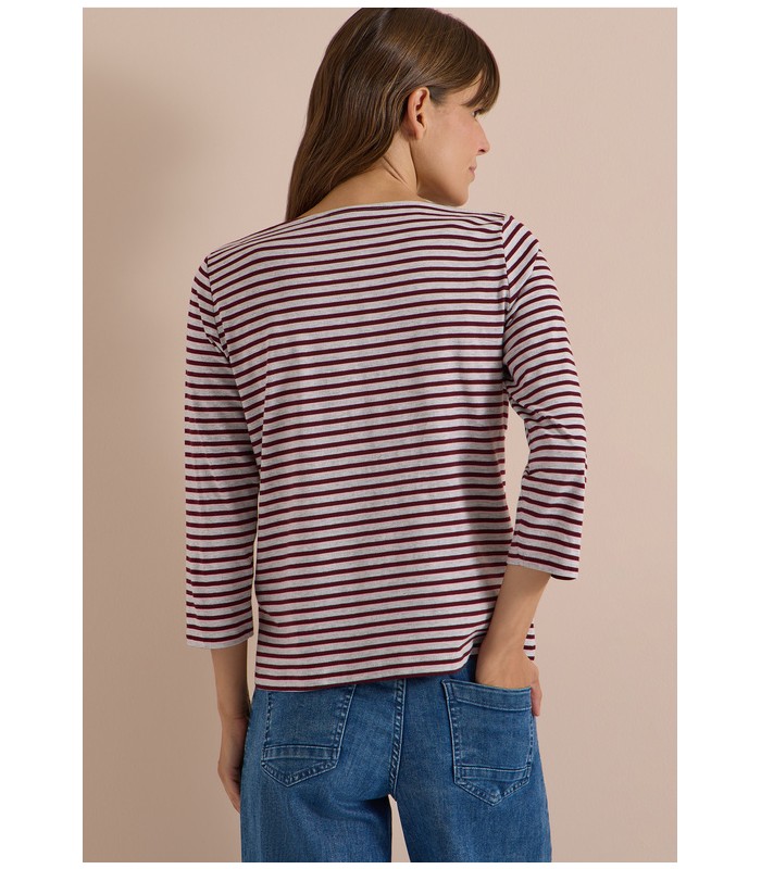 CAMISETA MANGA 3/4 RAYAS MUJER CECIL