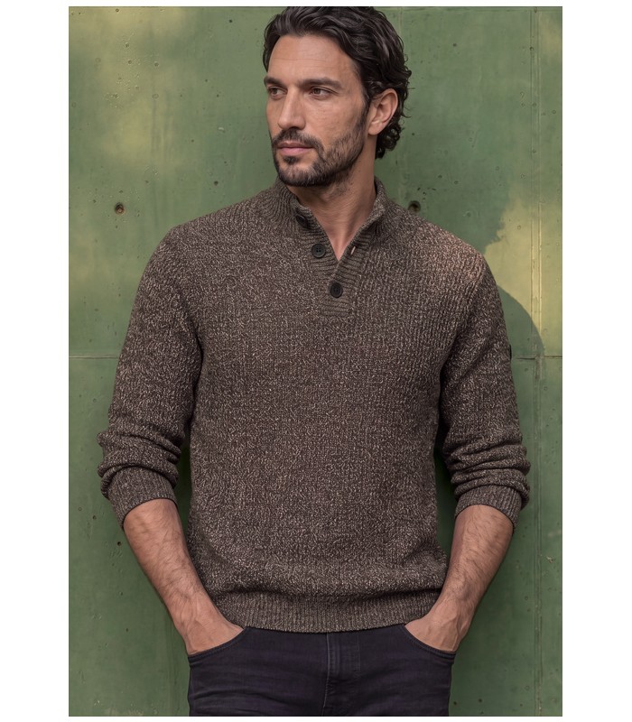 JERSEY CUELLO BOTONES HOMBRE STREET ONE