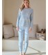 PIJAMA MUJER CORAZONES MASSANA