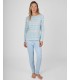 PIJAMA MUJER CORAZONES MASSANA