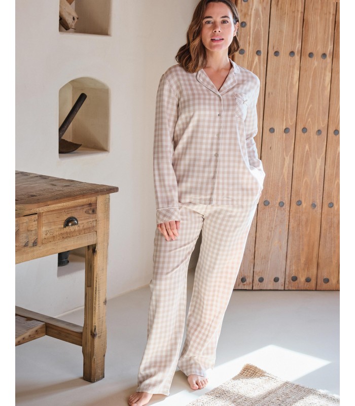 PIJAMA MUJER CUADROS MASSANA