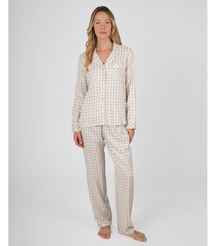 PIJAMA MUJER CUADROS MASSANA