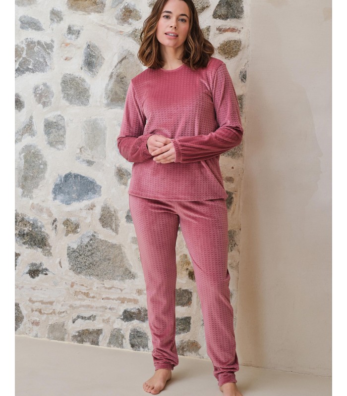 PIJAMA MUJER SEMI LISO MASSANA