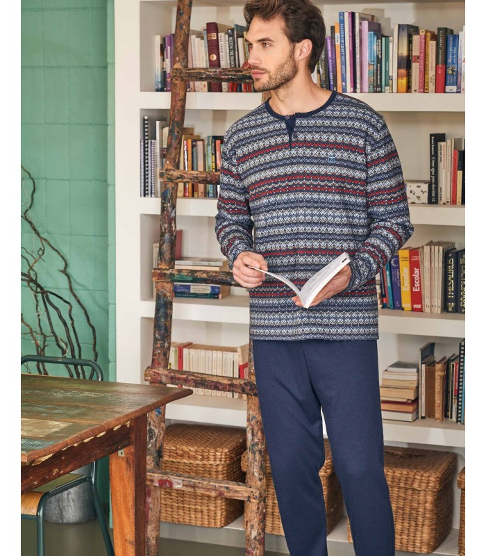 PIJAMA HOMBRE RAYAS MASSANA