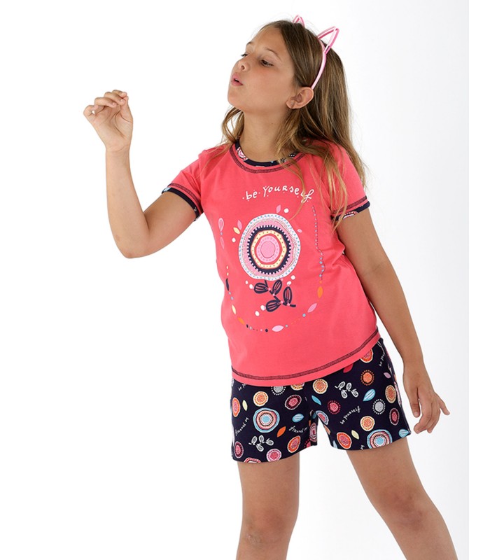 PIJAMA NIÑA ALGODÓN "BE YOURSELF" MASSANA